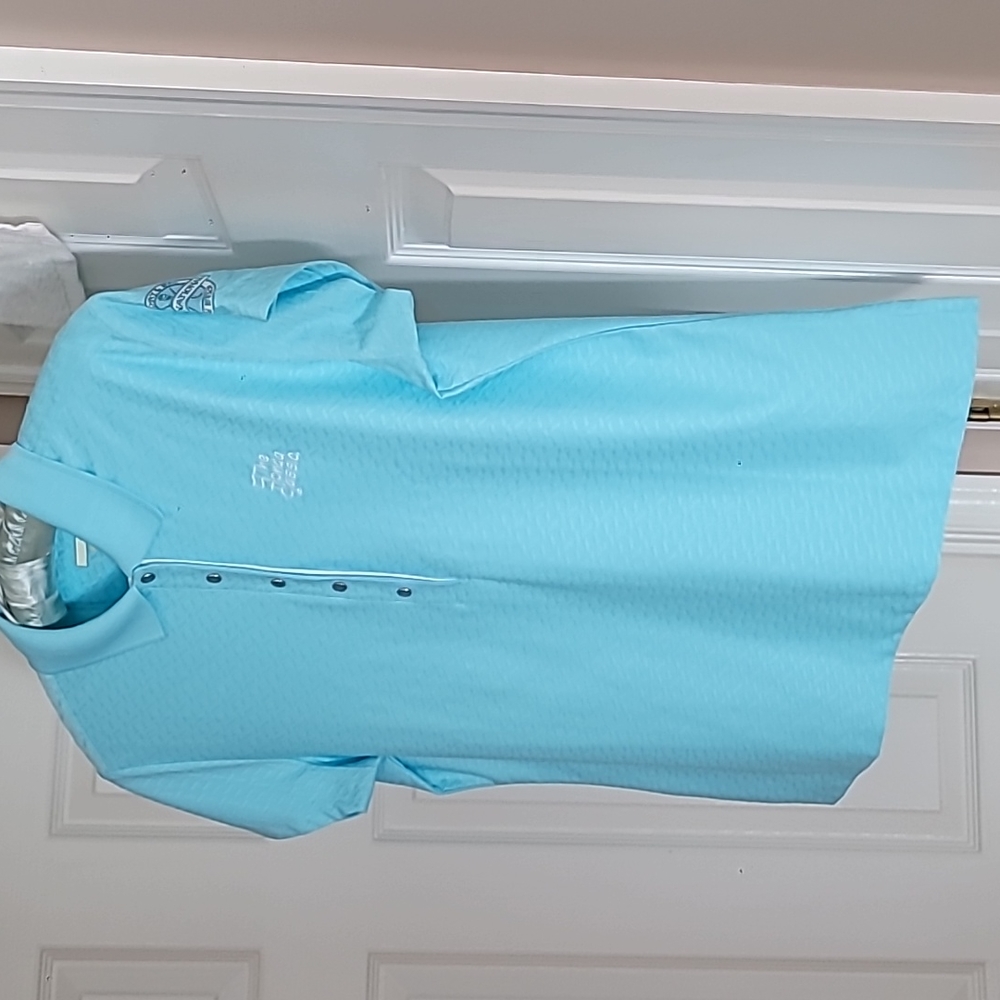 Women's golf top - Greg Norman - Baby Blue-Size Medium - The Honda Classic & PGA